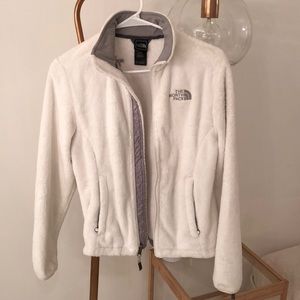 White north face jacket